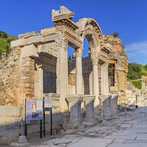 Temple of Hadrian, ruins of ancient Ephesus, Selcuk, Izmir Province, Turkey