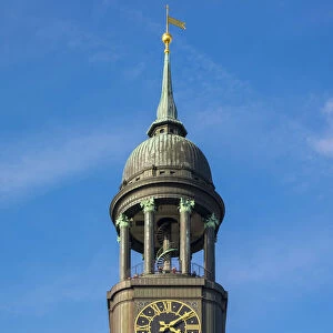Tower of Hauptkirche Sankt Michaelis (St. Michaels Church), Neustadt, Hamburg