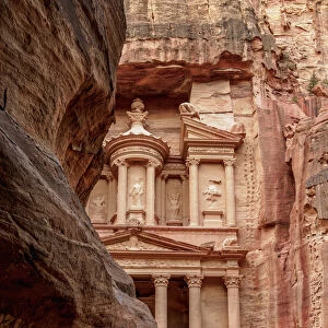 The Treasury, Al-Khazneh, Petra, Ma an Governorate, Jordan