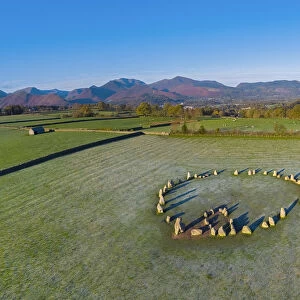 UK, Cumbria, Lake District, Castlerigg Stone Circle