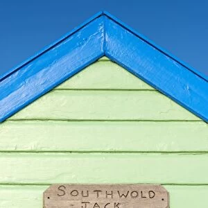 UK, England, Suffolk, Southwold, Promenade, Beach Huts