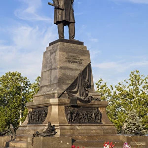 Ukraine, Crimea, Sevastopol, Nakhimov square, Admiral Nakhimov monument