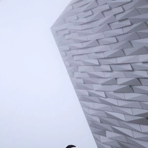 United Kingdom, Northern Ireland, Belfast, View of the Titanic Belfast museum
