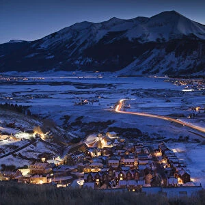 USA, Colorado, Crested Butte, Mount Crested Butte Ski Village