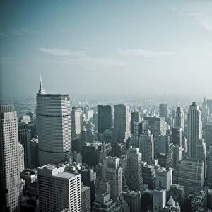 USA, New York City, Manhattan Skyline including Empire State Building