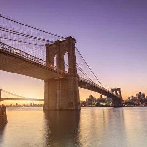 USA, New York, New York City, Brooklyn Bridge