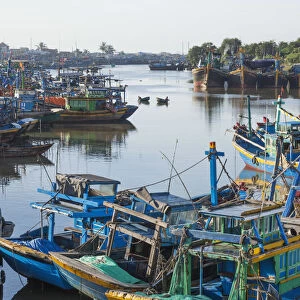 Vietnam, Mui Ne, Fishing Boat Harbour at Phan Thiet