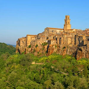 View at Pitigliano, Grosseto, Maremma, Tuscany, Italy