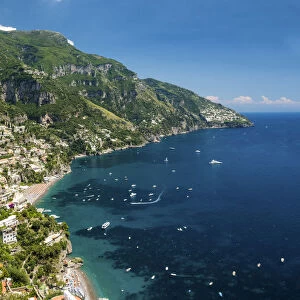 View over Positano, Amalfi Coast, Italy