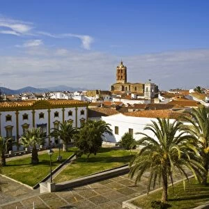 View of Zafra from The Parador Hotel, Extremadura, Spain, Europe