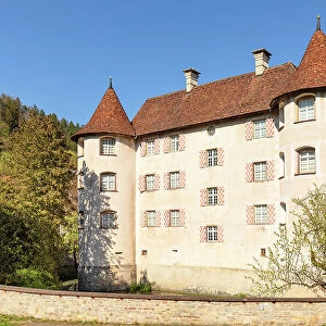 Water castle, Glatt, Sulz am Neckar, Black Forest, Baden Wurttemberg, Germany