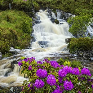 Waterfall in Spring, Glenveagh National Park, Co. Donegal, Ireland
