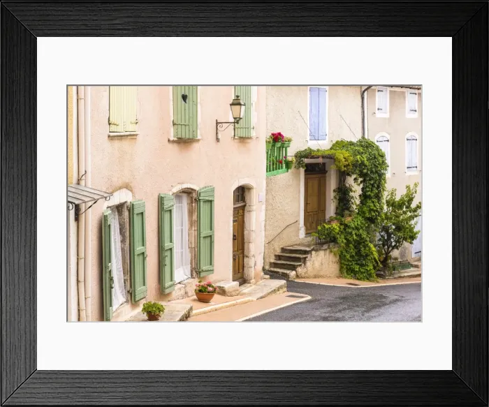 Framed Print : A street in Banon, Provence, France Framed Print : A street in Banon, Provence, France