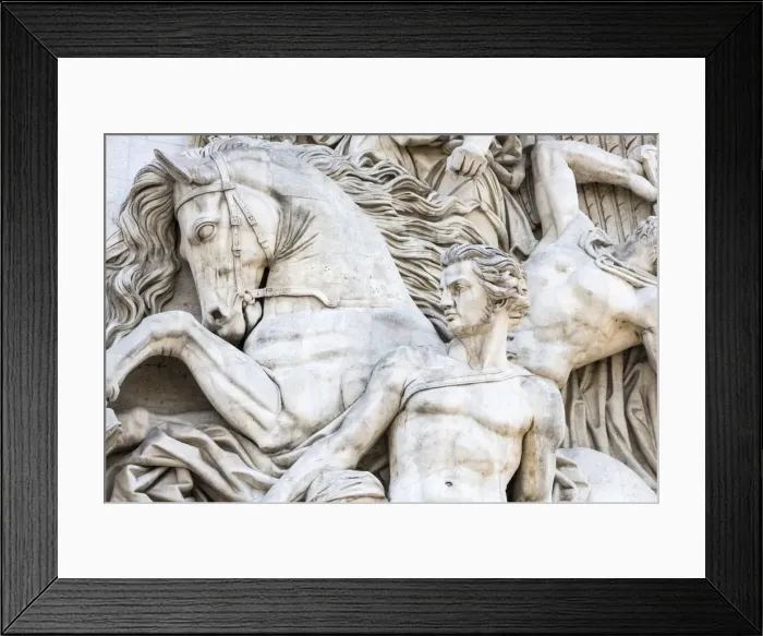 Framed Print : Sculpture La Resistance de 1814, by Antoine Etex, Arc de Triomphe, Paris, France Framed Print : Sculpture La Resistance de 1814, by Antoine Etex, Arc de Triomphe, Paris, France