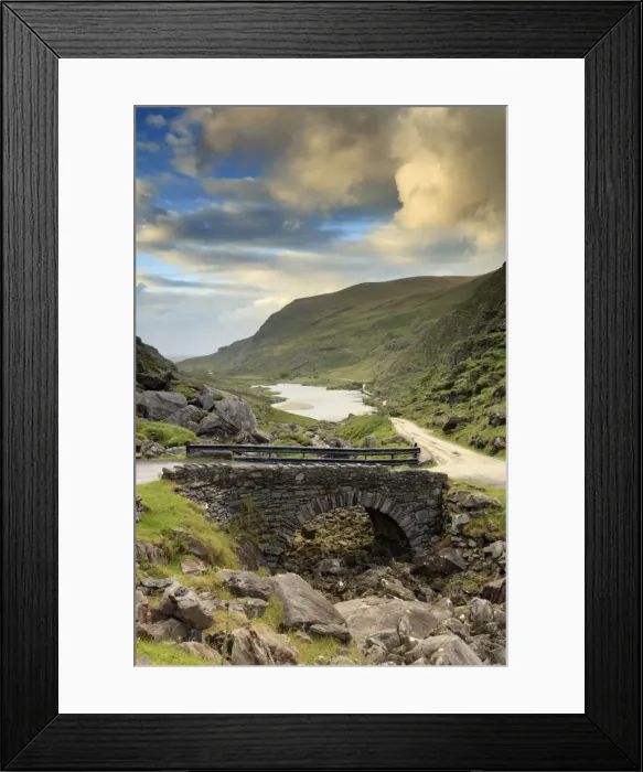 Framed Print : Europe, Ireland, ring of Kerry, Gap of Dunloe at sunset Framed Print : Europe, Ireland, ring of Kerry, Gap of Dunloe at sunset