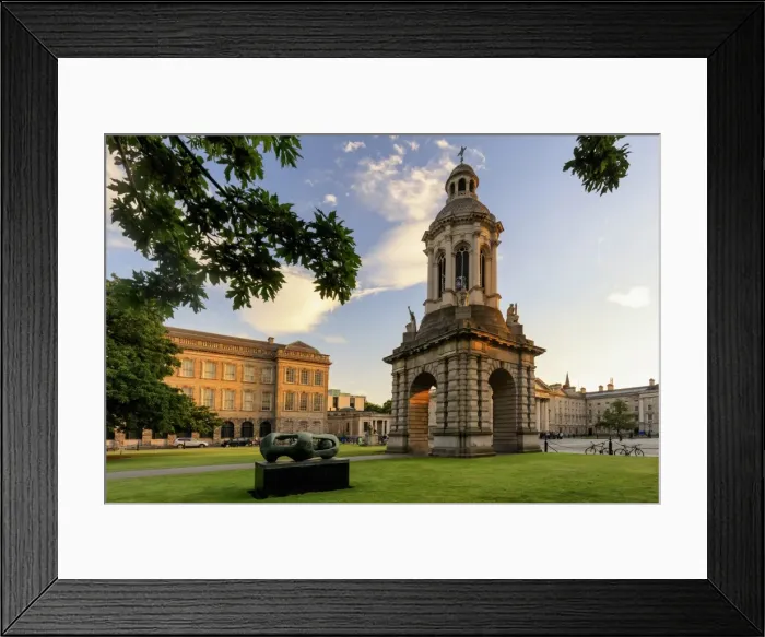 Framed Print : Dublin, Ireland, Trinity College at sunset Framed Print : Dublin, Ireland, Trinity College at sunset