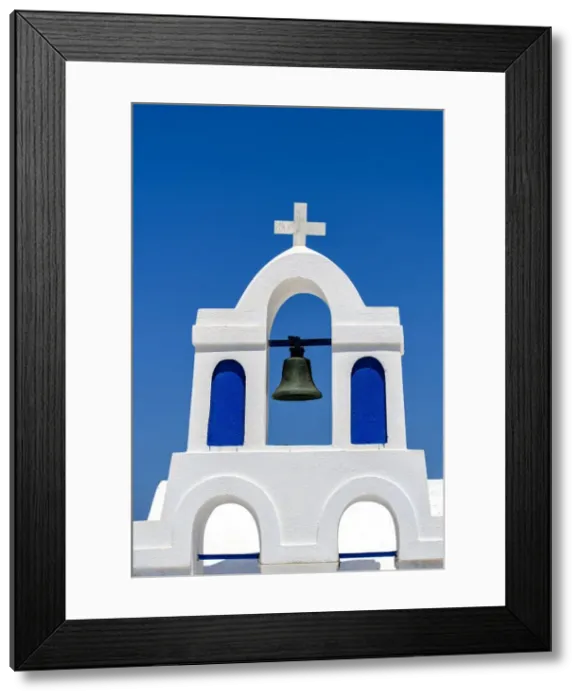 Framed Print : Typical Greek white befry, Oia, Santorini, South Aegean, Greece Framed Print : Typical Greek white befry, Oia, Santorini, South Aegean, Greece