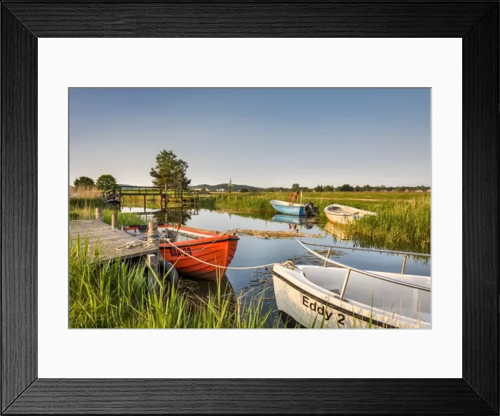 Framed Print : Boats, Baabe, Rugen Island, Mecklenburg-Western Pomerania, Germany Framed Print : Boats, Baabe, Rugen Island, Mecklenburg-Western Pomerania, Germany