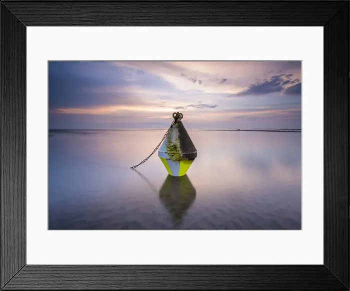 Framed Print : Wadden Sea, Sankt Peter-Ording, Eiderstedt, North Frisia, Schleswig-Holstein, Germany