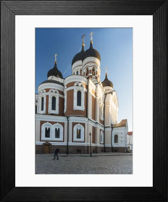 Framed Print : Exterior of Russian Orthodox Alexander Nevsky Cathedral, Toompea, Old Town, Tallinn