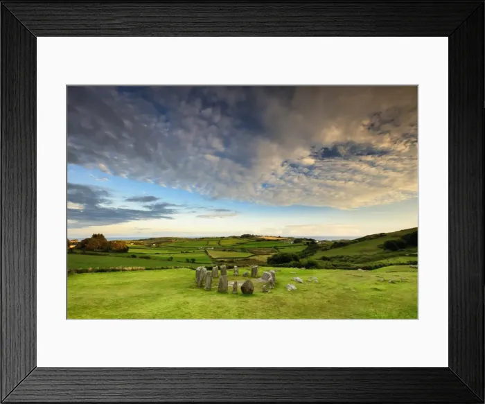 Framed Print : Europe, Ireland, Cork, Drombeg stone circle Framed Print : Europe, Ireland, Cork, Drombeg stone circle