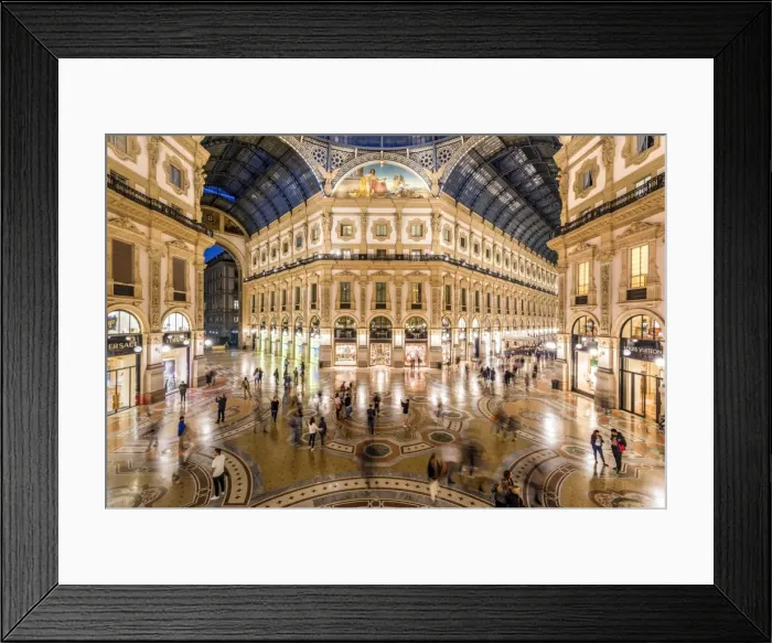 Framed Print : Galleria Vittorio Emanuele II shopping mall, Milan, Lombardy, Italy Framed Print : Galleria Vittorio Emanuele II shopping mall, Milan, Lombardy, Italy