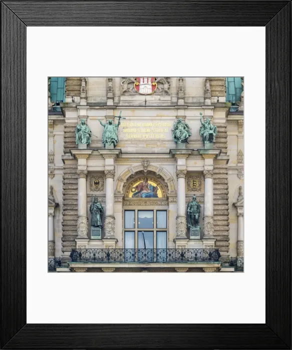 Framed Print : Germany, Hamburg. Neo-renaissance facade of Hamburg Rathaus (City Hall) Framed Print : Germany, Hamburg. Neo-renaissance facade of Hamburg Rathaus (City Hall)
