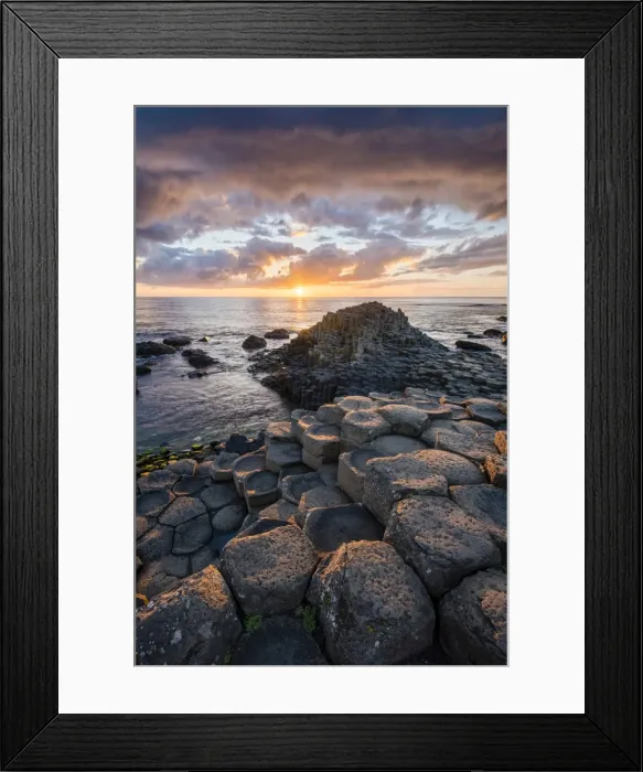 Framed Print : The Giants Causeway, County Antrim, Ulster region, Northern Ireland, United Kingdom Framed Print : The Giants Causeway, County Antrim, Ulster region, Northern Ireland, United Kingdom
