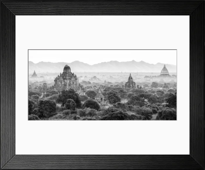 Framed Print : Sunrise over Bagan, Mandalay region, Myanmar Framed Print : Sunrise over Bagan, Mandalay region, Myanmar