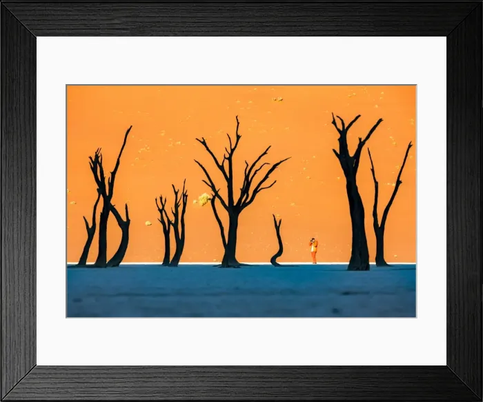 Framed Print : Africa, Namibia, Deadvlei, Namib desert, dead acacia trees Framed Print : Africa, Namibia, Deadvlei, Namib desert, dead acacia trees
