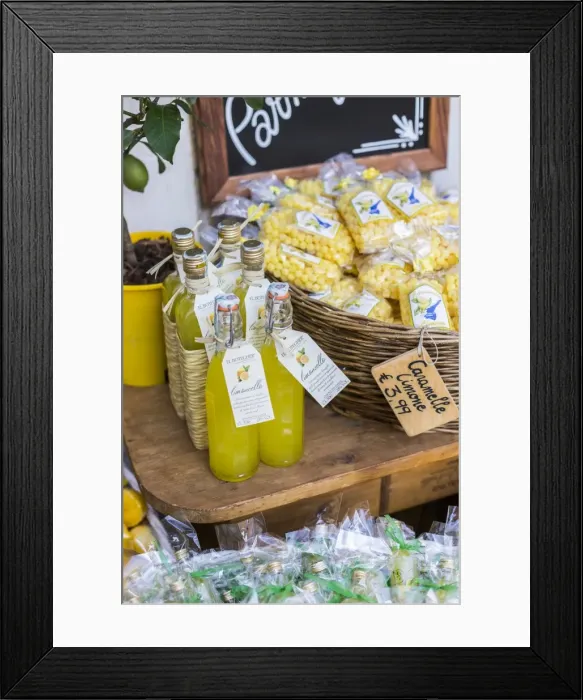 Framed Print : Italy. Lombardy. Brescia district. Lake Garda. Limone sul Garda. Souvenirs shop Framed Print : Italy. Lombardy. Brescia district. Lake Garda. Limone sul Garda. Souvenirs shop