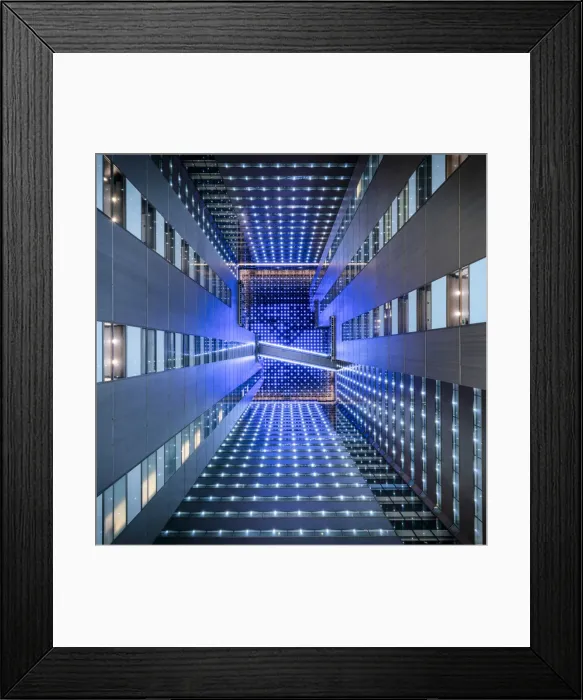 Framed Print : Modern architecture of the atrium in the Shinjuku NS Building, Tokyo, Japan Framed Print : Modern architecture of the atrium in the Shinjuku NS Building, Tokyo, Japan