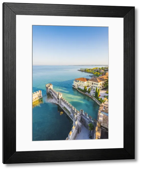 Framed Print : Sirmione, lake Garda, Brescia province, Lombardy, Italy Framed Print : Sirmione, lake Garda, Brescia province, Lombardy, Italy