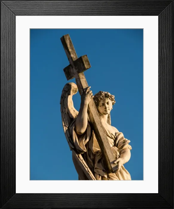 Framed Print : Europe, Italy, Lazio, Rome. Statue of Ponte S. Angelo Framed Print : Europe, Italy, Lazio, Rome. Statue of Ponte S. Angelo