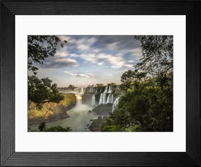 Framed Print : Argentinean side of Iguazu waterfall, Northern Argentina Framed Print : Argentinean side of Iguazu waterfall, Northern Argentina