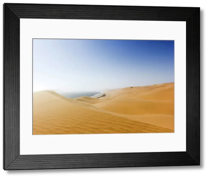 Framed Print : Namib desert meets the ocean, Sandwich Harbour, Swakopmund, Namibia, Africa Framed Print : Namib desert meets the ocean, Sandwich Harbour, Swakopmund, Namibia, Africa