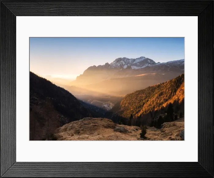 Framed Print : Scalve valley at sunrise, Bergamo province, Lombardy district, Italy, Europe Framed Print : Scalve valley at sunrise, Bergamo province, Lombardy district, Italy, Europe