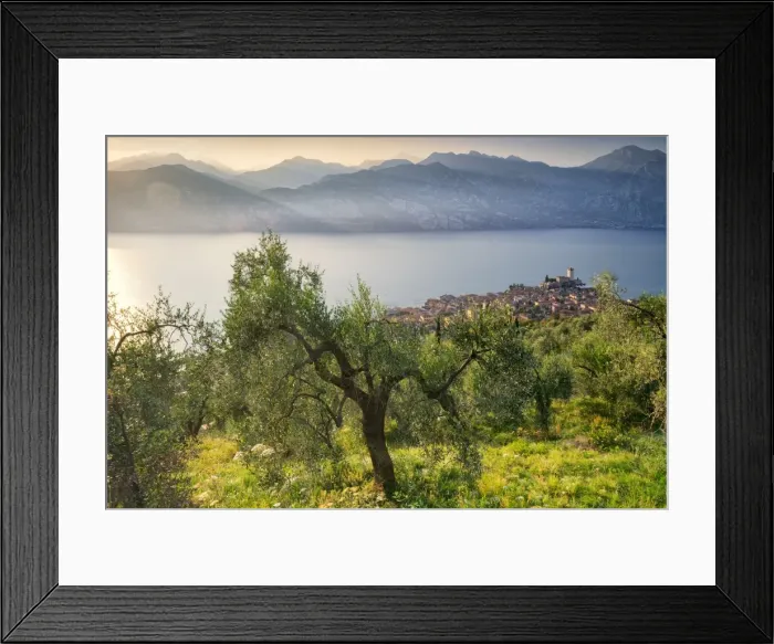 Framed Print : Italy. Veneto. Verona district. Lake Garda. Malcesine Framed Print : Italy. Veneto. Verona district. Lake Garda. Malcesine