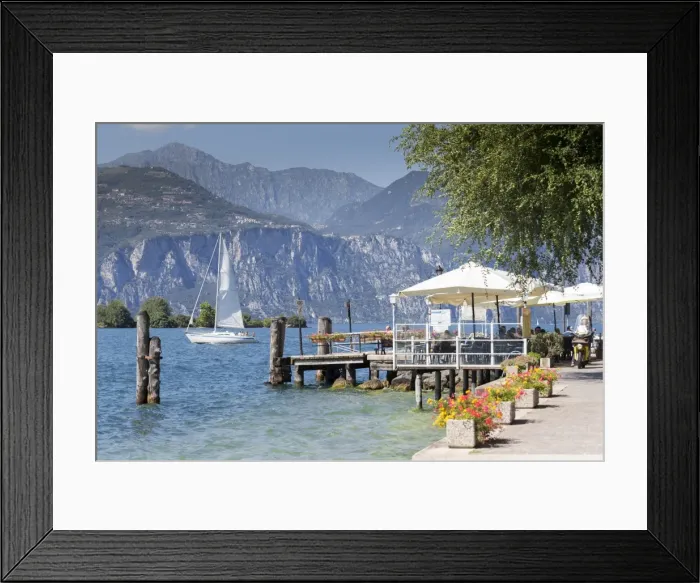 Framed Print : Italy. Veneto. Verona district. Lake Garda. Pai Framed Print : Italy. Veneto. Verona district. Lake Garda. Pai
