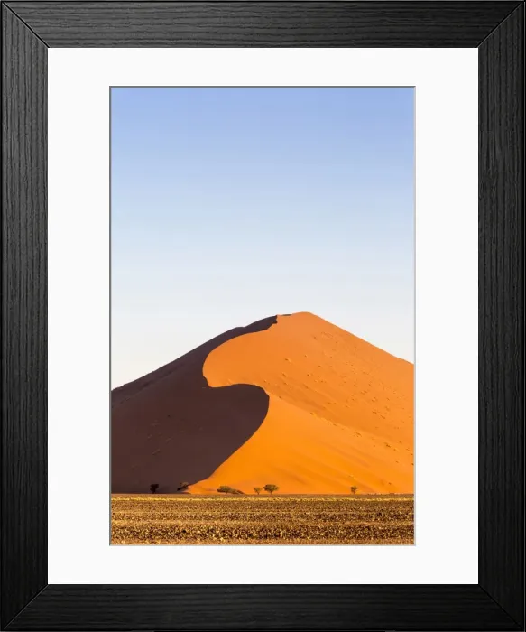 Framed Print : Africa, Namibia, Namib Desert, Sossusvlei, dunes at sunrise Framed Print : Africa, Namibia, Namib Desert, Sossusvlei, dunes at sunrise