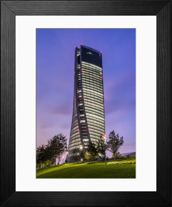 Framed Print : Generali Tower or Hadid Tower, Milan, Lombardy, Italy Framed Print : Generali Tower or Hadid Tower, Milan, Lombardy, Italy