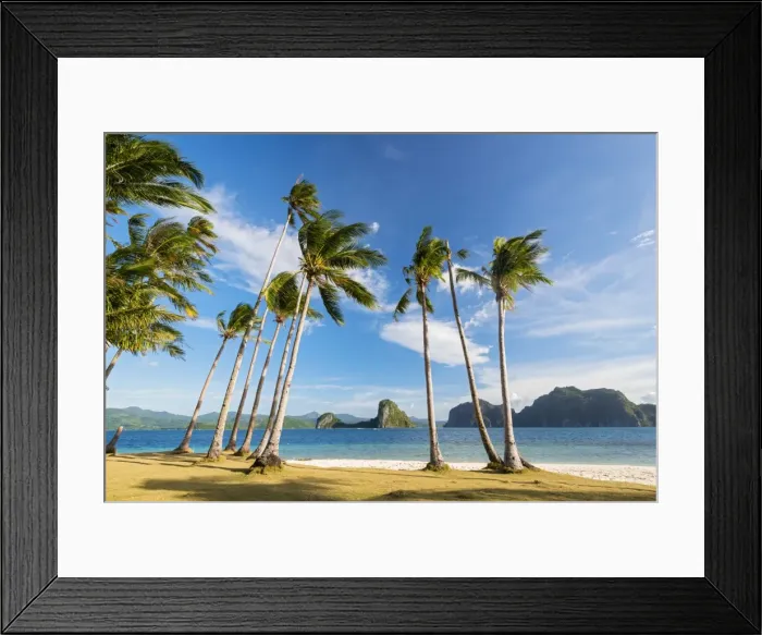 Framed Print : Asia, South East Asia, Philippines, Mimaropa, Palawan, El Nido, Bacuit Bay