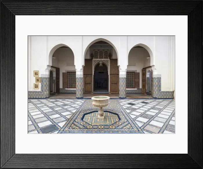Framed Print : Morocco, Marrakech-Safi (Marrakesh-Tensift-El Haouz) region, Marrakesh. Marrakech Museum Framed Print : Morocco, Marrakech-Safi (Marrakesh-Tensift-El Haouz) region, Marrakesh. Marrakech Museum