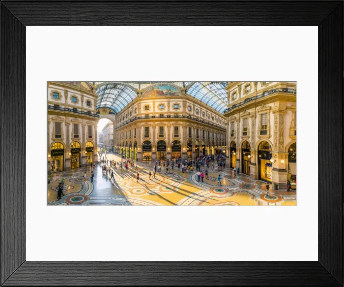 Framed Print : Galleria Vittorio Emanuele II, Milan, Lombardy, Italy Framed Print : Galleria Vittorio Emanuele II, Milan, Lombardy, Italy