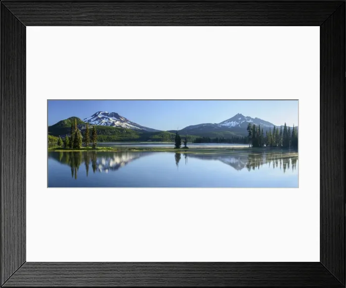 Framed Print : USA, Oregon, Pacific Northwest, Central, Cascades, Deschutes County, Sparks Lake Framed Print : USA, Oregon, Pacific Northwest, Central, Cascades, Deschutes County, Sparks Lake