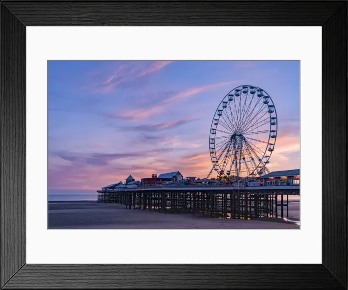 Framed Print : Europe, England, Lancashire, Blackpool, Central Pier Blackpool Framed Print : Europe, England, Lancashire, Blackpool, Central Pier Blackpool