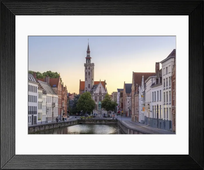 Framed Print : Belgium, West Flanders (Vlaanderen), Bruges (Brugge). The Burghers Lodge (Poortersloge) Framed Print : Belgium, West Flanders (Vlaanderen), Bruges (Brugge). The Burghers Lodge (Poortersloge)