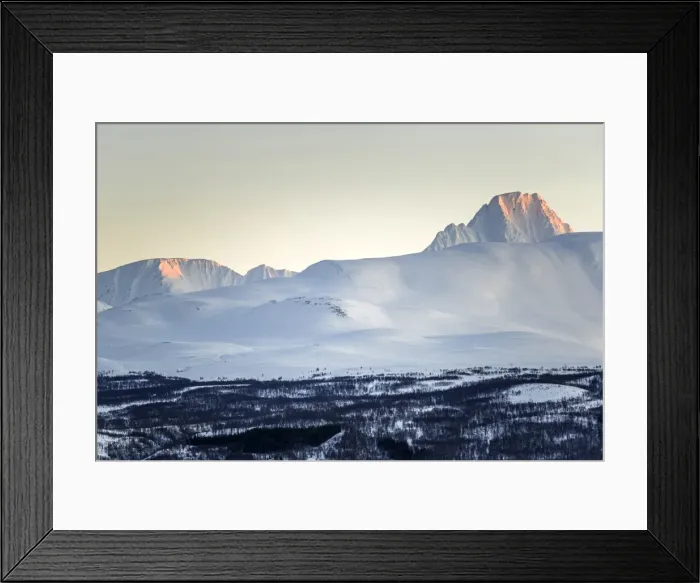 Framed Print : Sunrise at Balsfjord, Troms, Norway, Europe