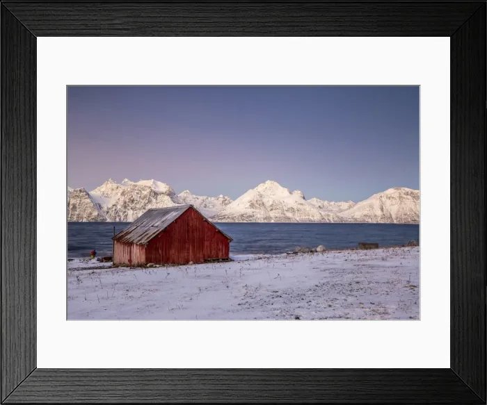 Framed Print : Dawn at Kafjord, Troms, Norway, Europe
