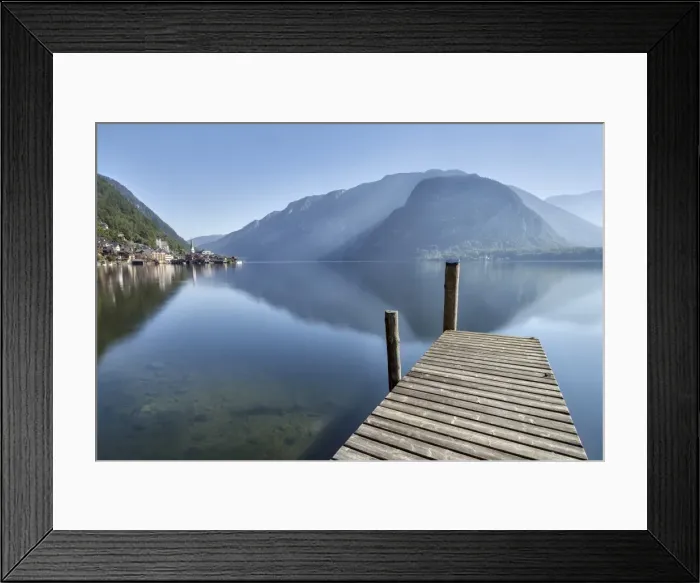 Framed Print : Europe, Austria, Salzkammergut, Gmunden district